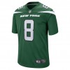 New York Jets Tröjor Elijah Moore 8 Nike Grön 2021 NFL Draft - Herr